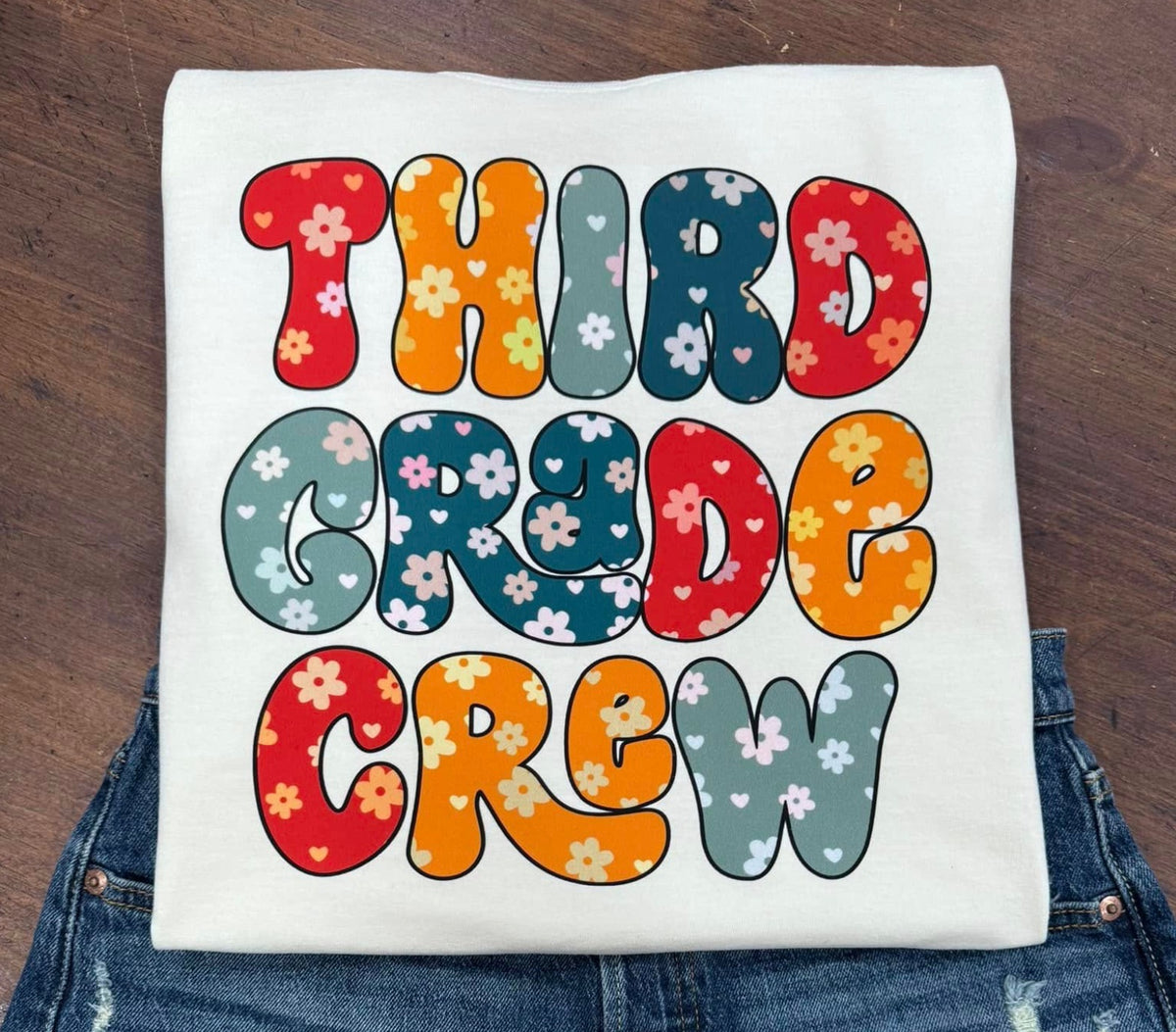 Third 3rd Grade Crew - Ivory