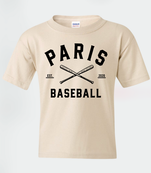 Paris Baseball EST 2020 - Youth Gildan Tees - YOUTH