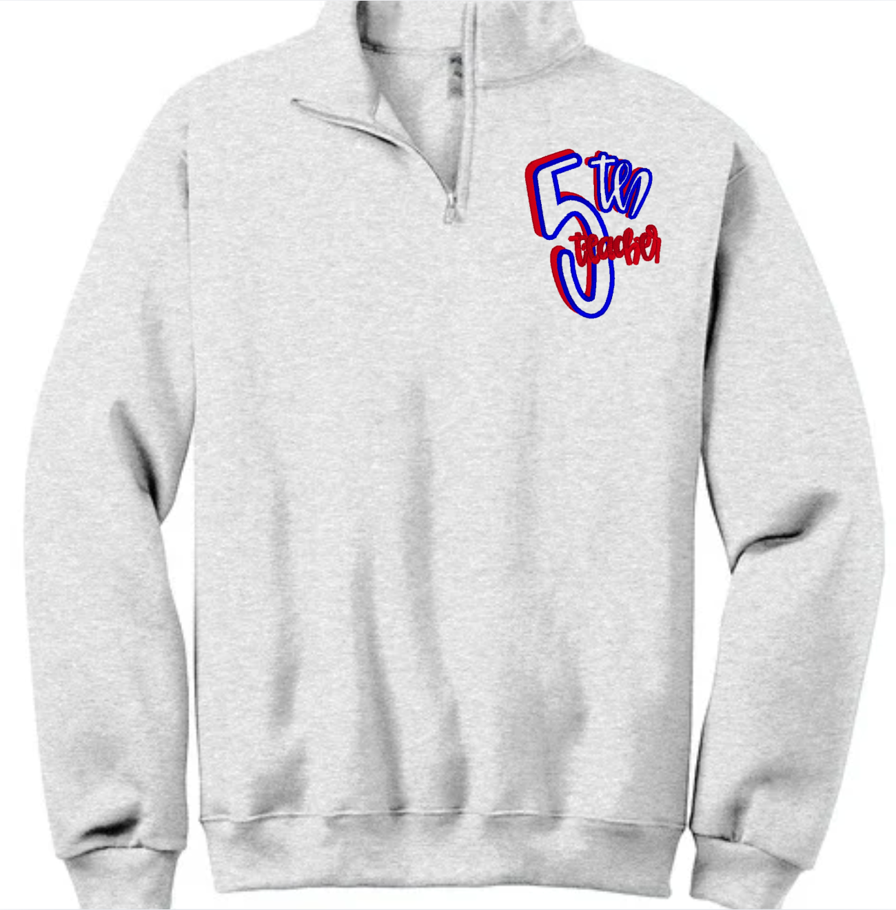 Grade Level Teacher 1/4 Zip - Embroidered