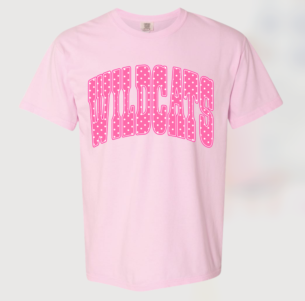 Pink on Pink Polka Dots - Multiple Schools!