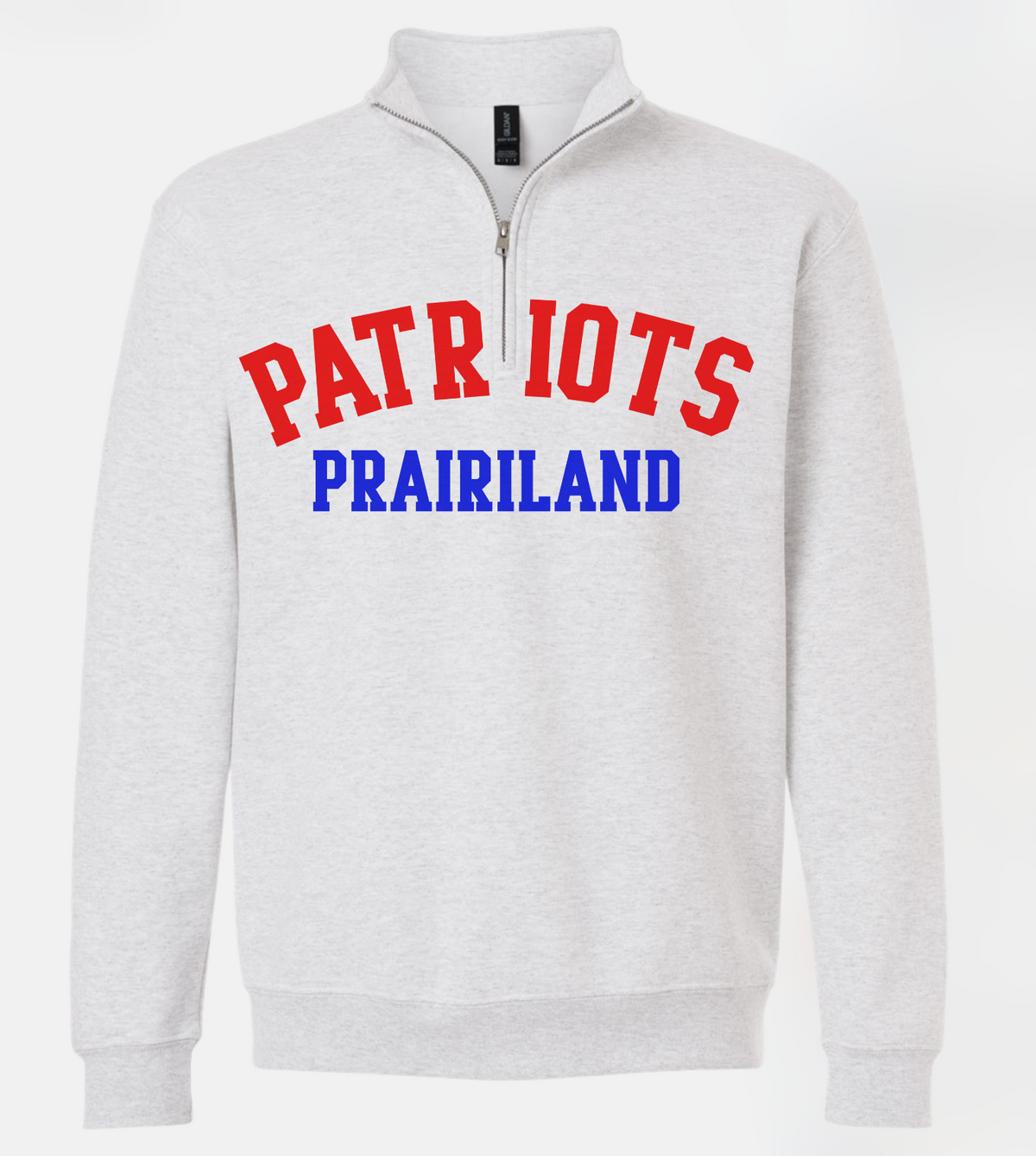 Ash Gray Arched 1/4 Zip