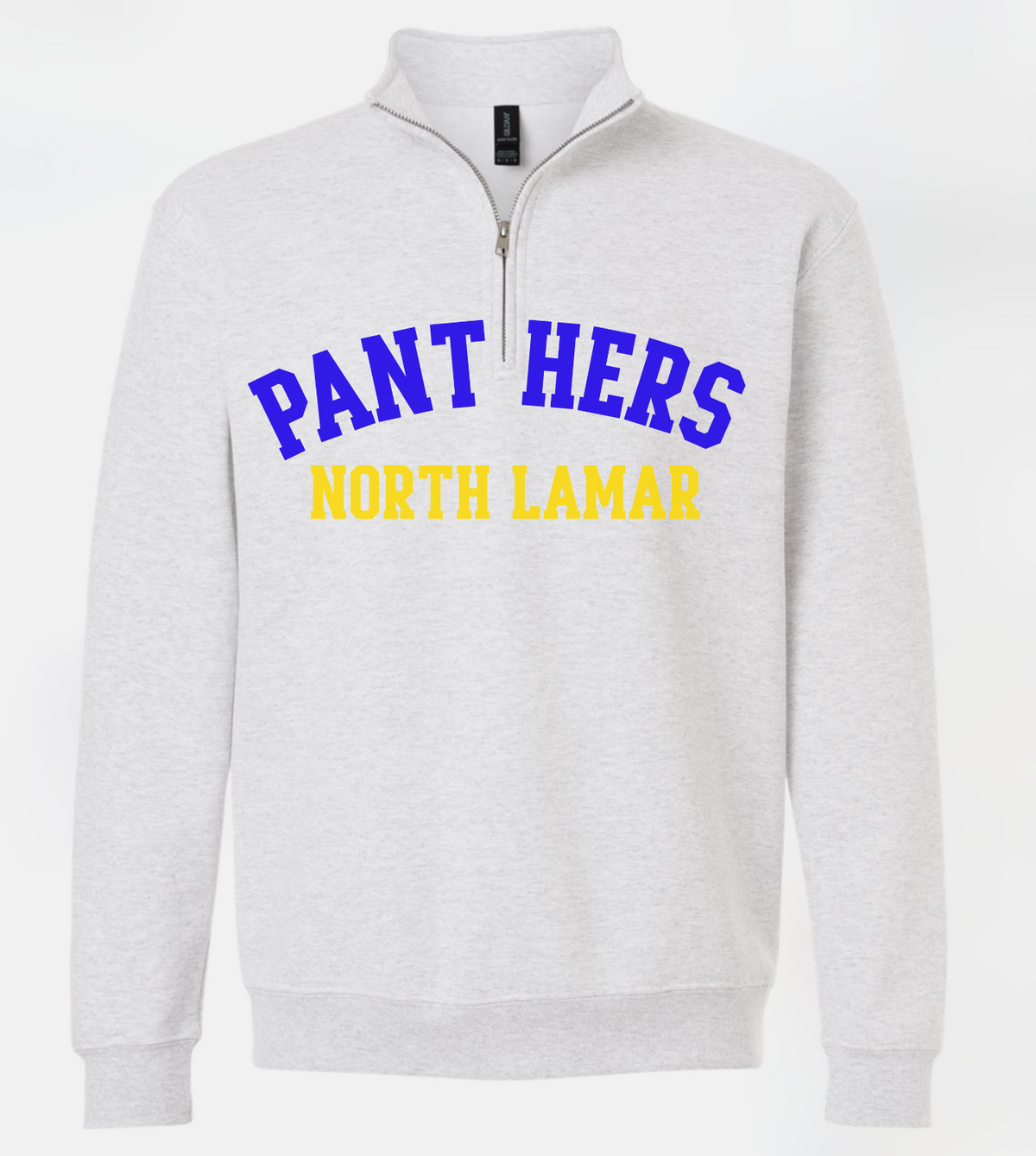Ash Gray Arched 1/4 Zip