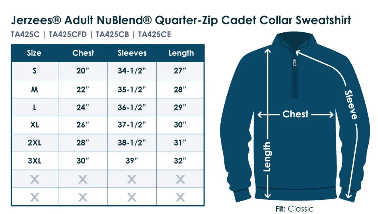 Tuff E Nuff Quarter Zip - Light Gray